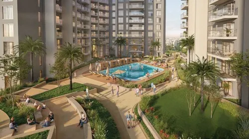 Apartment for sale in Club Side Towers - Zed East  in New Cairo of 131 m² with 2 bedrooms