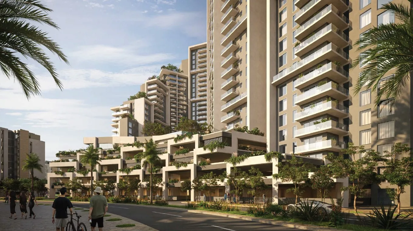 Apartment for sale in Club Side Towers - Zed East  in New Cairo of 211 m² with 3 bedrooms