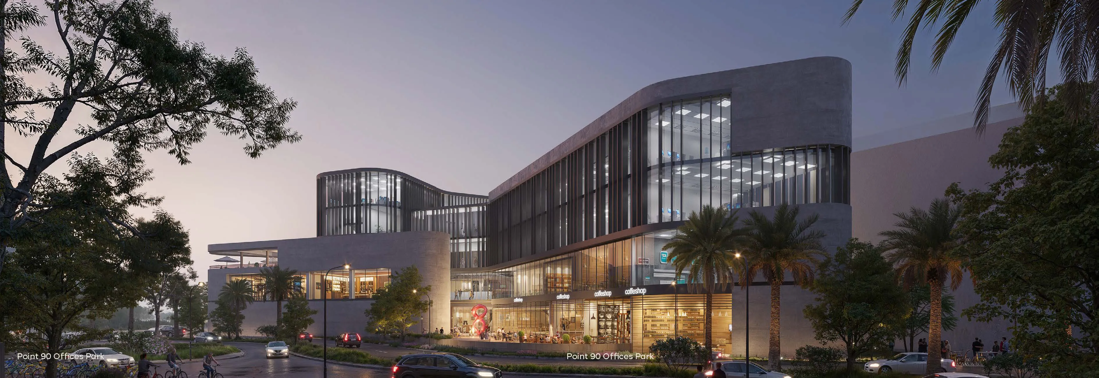 Office for sale in Point 90 Mall in New Cairo of 145 m² with 0 bedrooms