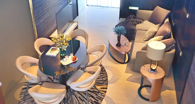 Serviced Apartment for sale in Lake Residence  Fifth Square in New Cairo of 107 m² with 1 bedrooms