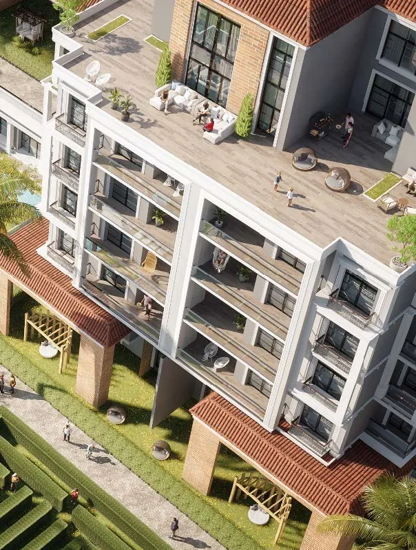 شقة فندقية للبيع في رييل - بيراج  في القاهرة الجديدة بمساحة 0 م² تتكون من 2 غرف