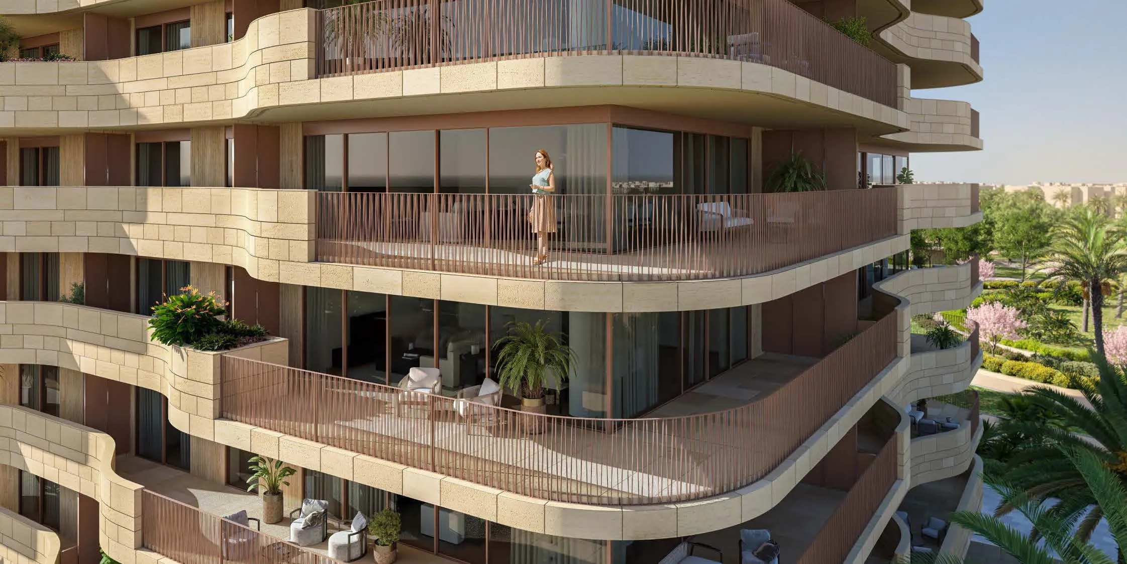 Apartment for sale in Casa D'Or - Zed in El Sheikh Zayed of 109 m² with 1 bedrooms