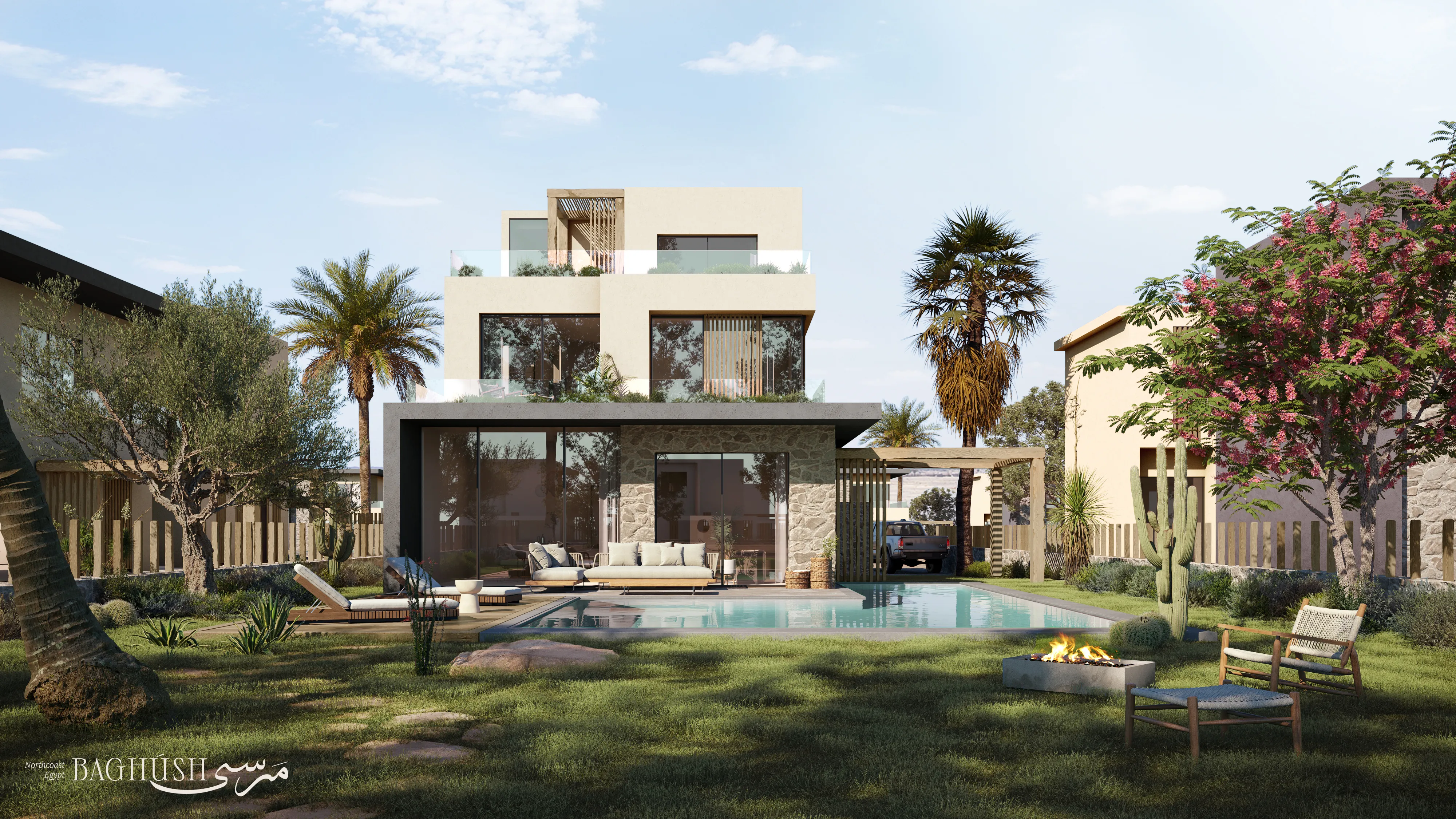 Villa for sale in Marsa Baghush in Sidi Heneish of 276 m² with 3 bedrooms