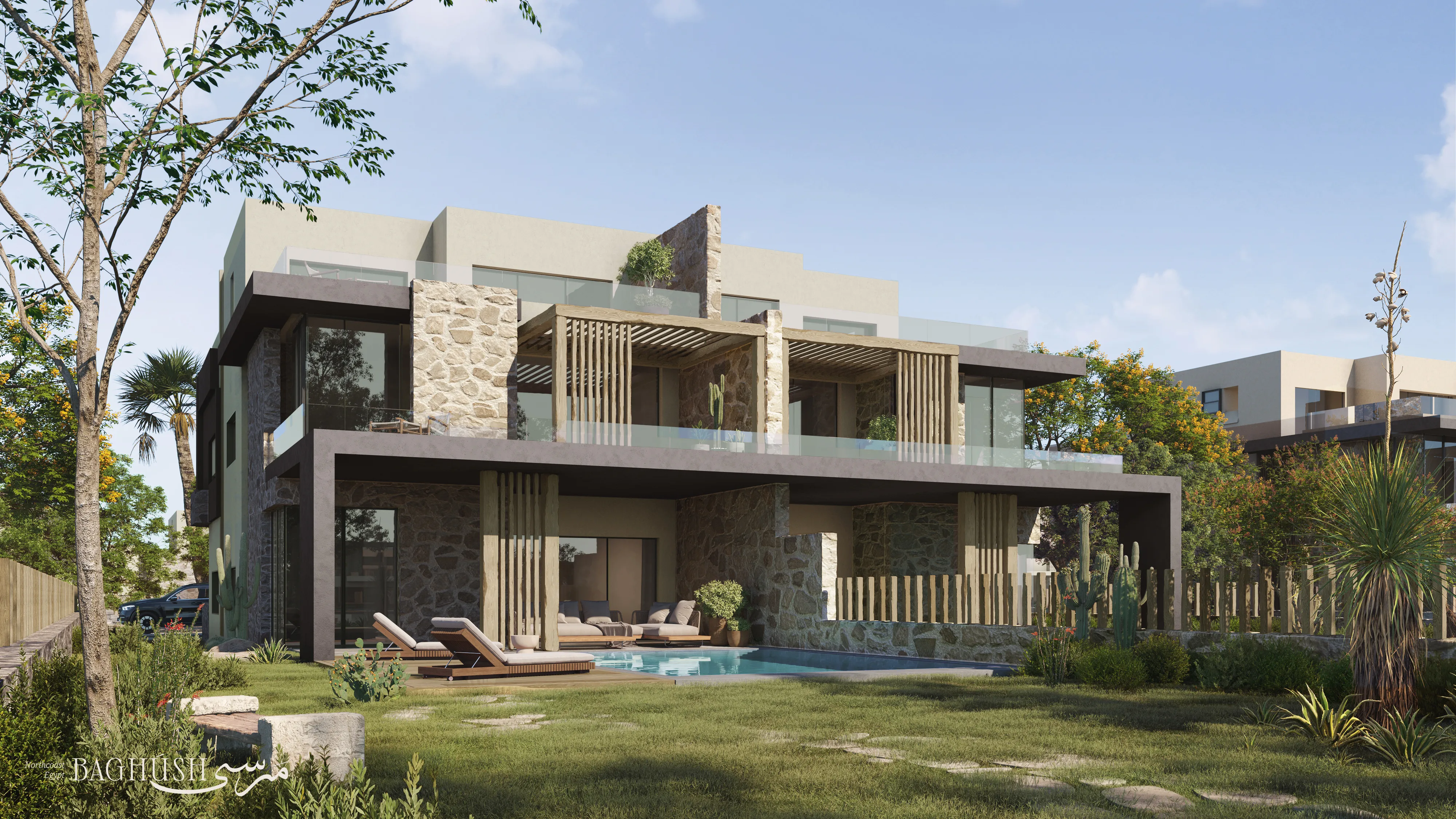 Villa for sale in Marsa Baghush in Sidi Heneish of 276 m² with 3 bedrooms