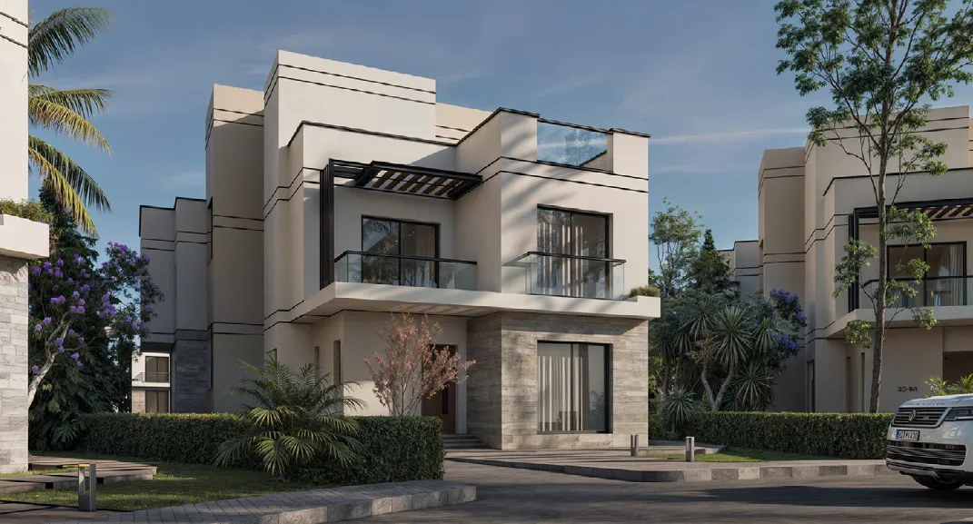 Villa for sale in Hyde Park Central in 6th settlement of 265 m² with 5 bedrooms