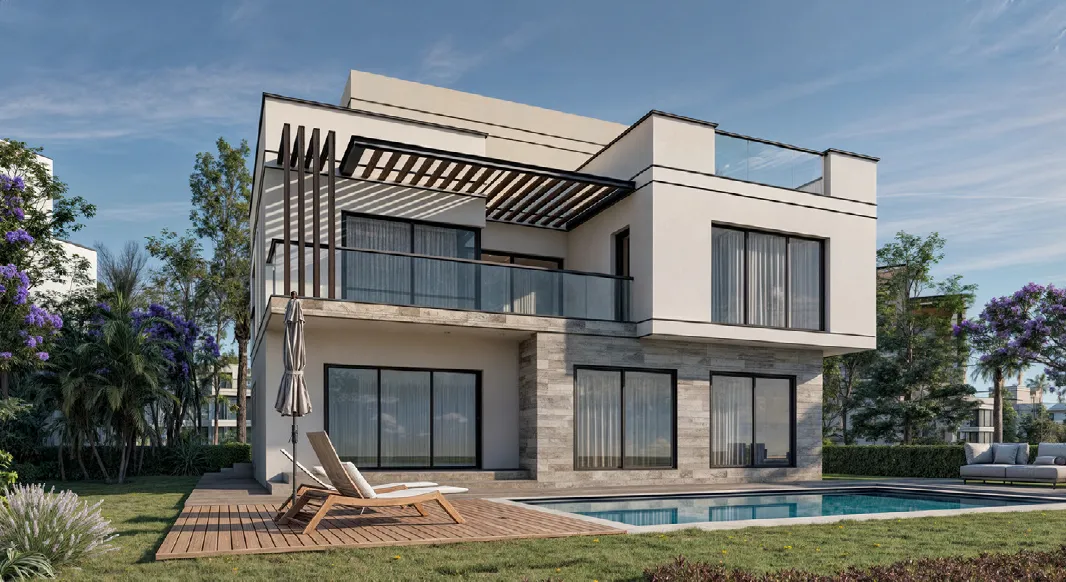 Villa for sale in Hyde Park Central in 6th settlement of 265 m² with 5 bedrooms