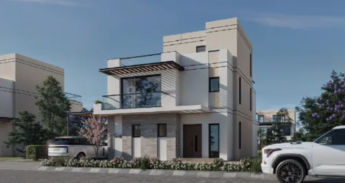 Villa for sale in Hyde Park Central in 6th settlement of 265 m² with 5 bedrooms
