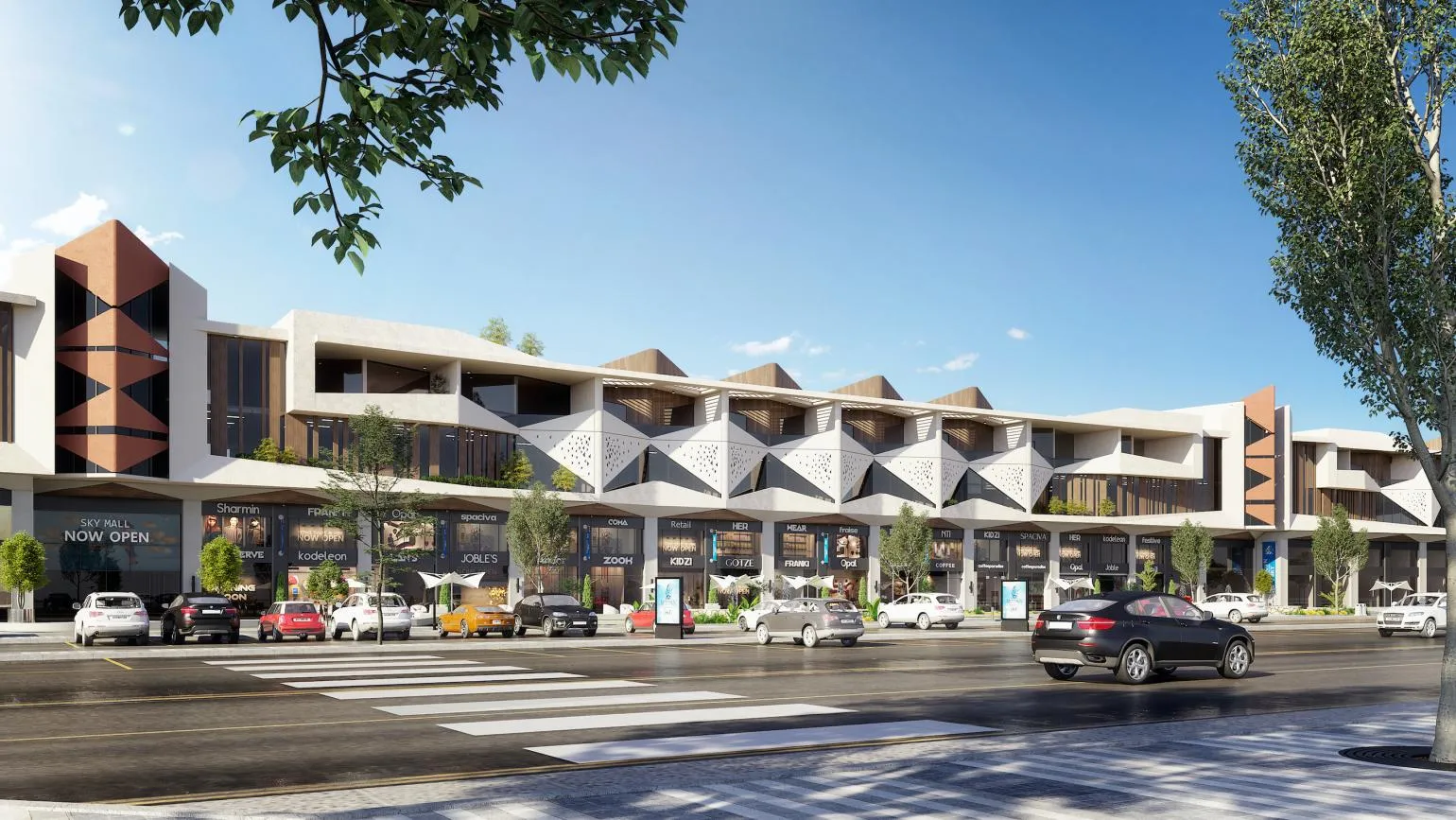 Office for sale in Midtown Sky Mall in New Capital City of 220 m² with 0 bedrooms