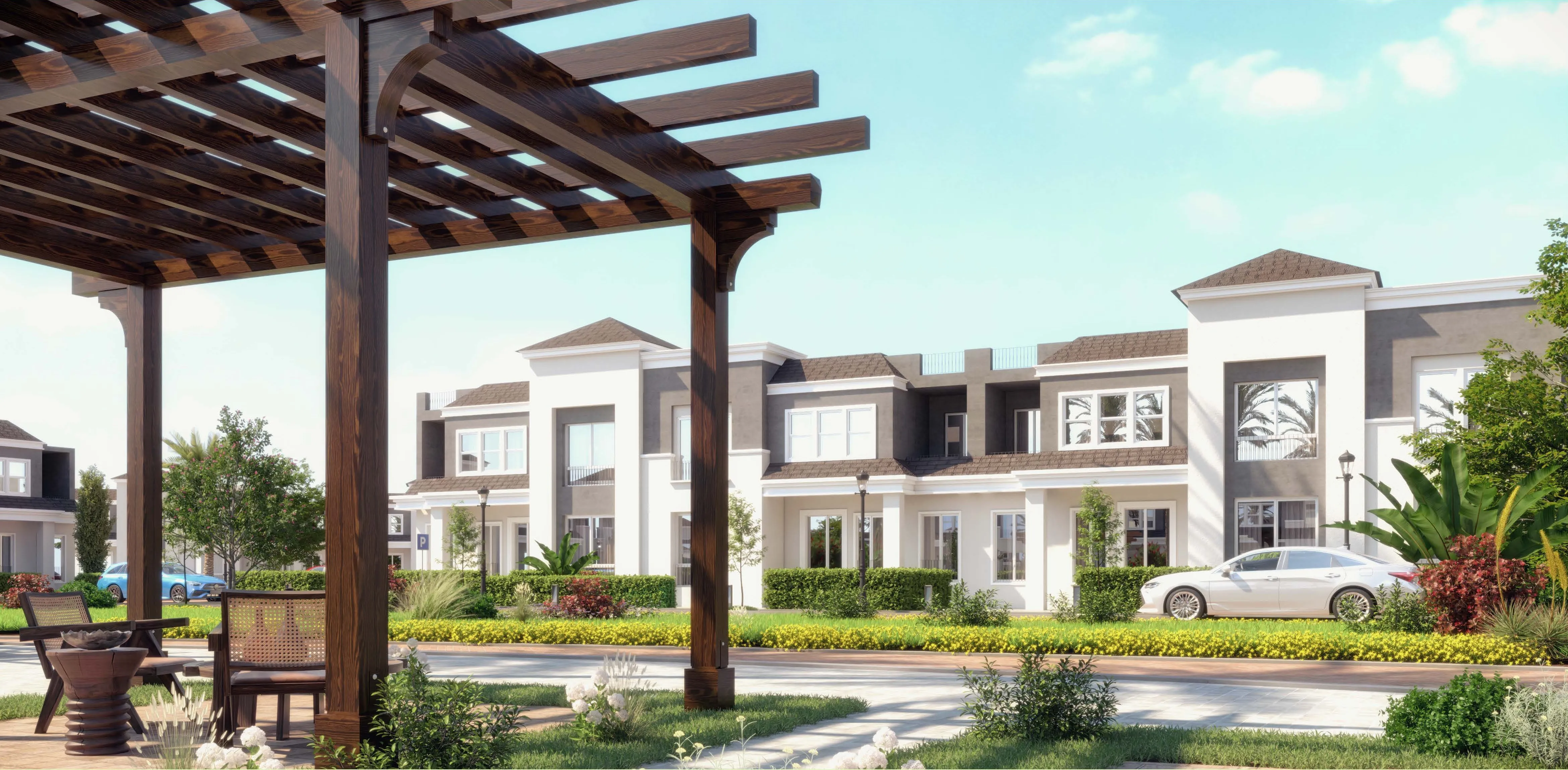 Townhouse for sale in Club Views - Sarai in New Cairo of 152 m² with 3 bedrooms