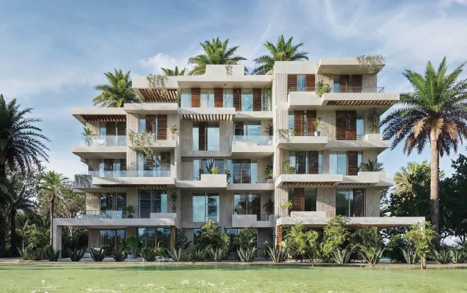 Chalet for sale in Southmed in Al Dabaa of 121 m² with 2 bedrooms