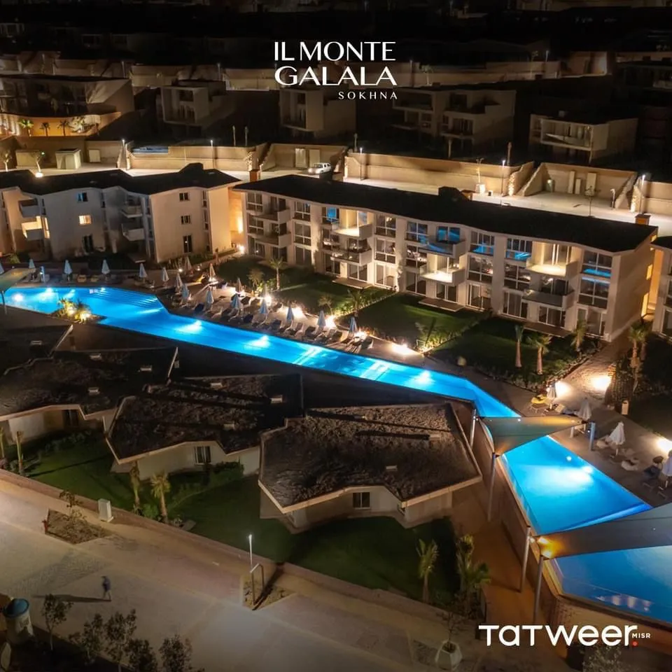 Chalet for sale in Il Monte Galala in Ain Sokhna of 136 m² with 3 bedrooms