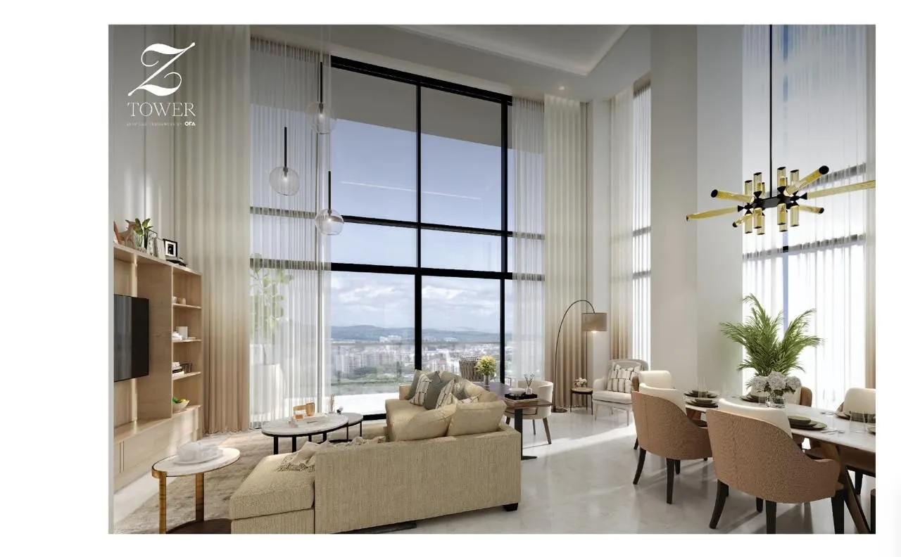 Duplex for sale in ZED East in 6th settlement of 185 m² with 3 bedrooms