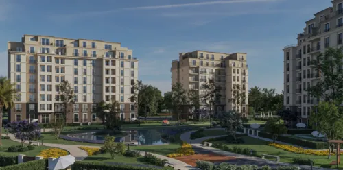 Apartment for sale in Hyde Park Central in 6th settlement of 101 m² with 2 bedrooms