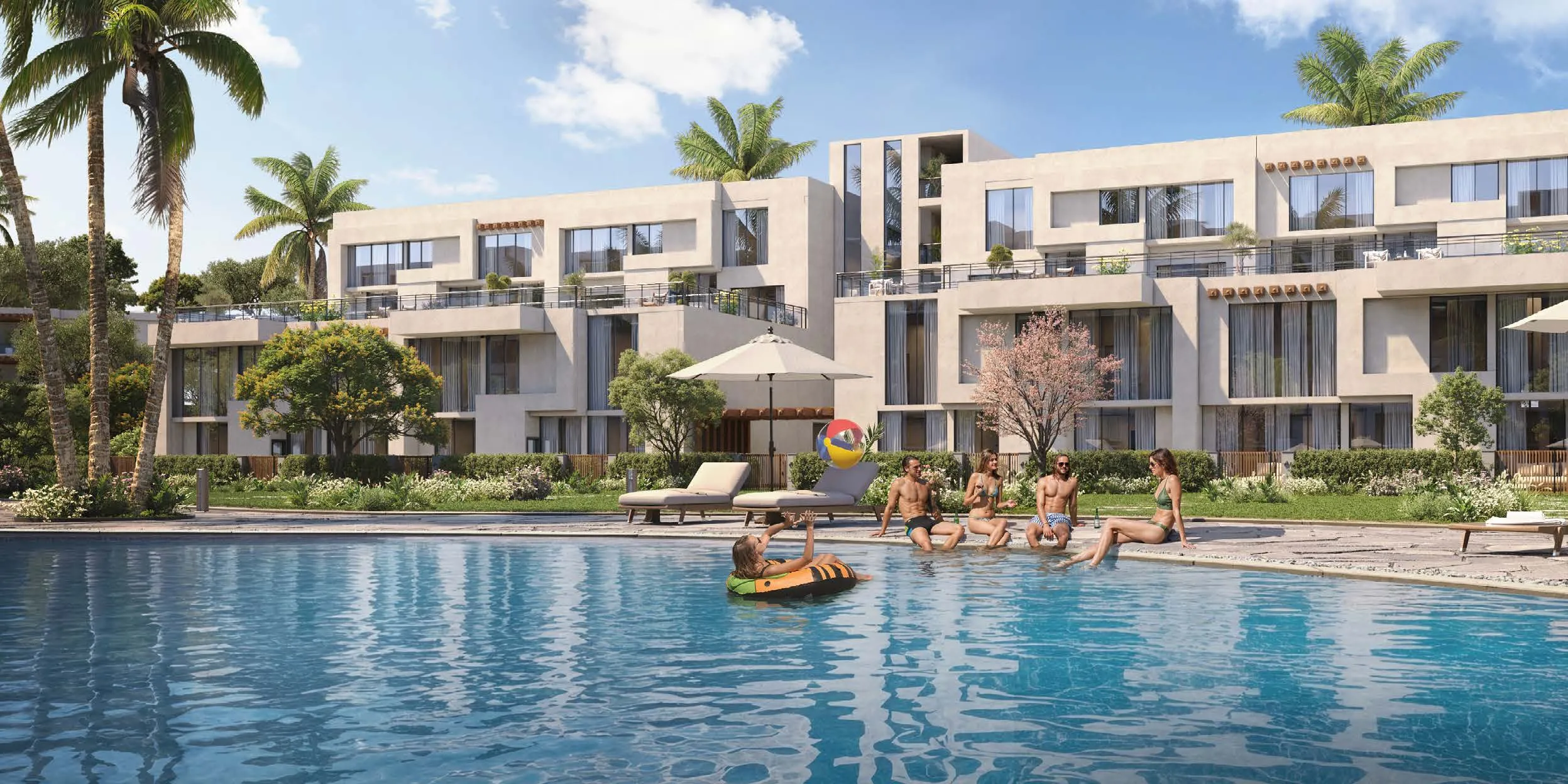 Townhouse for sale in Water Creek - Direction White in Ras El Hekma of 180 m² with 4 bedrooms