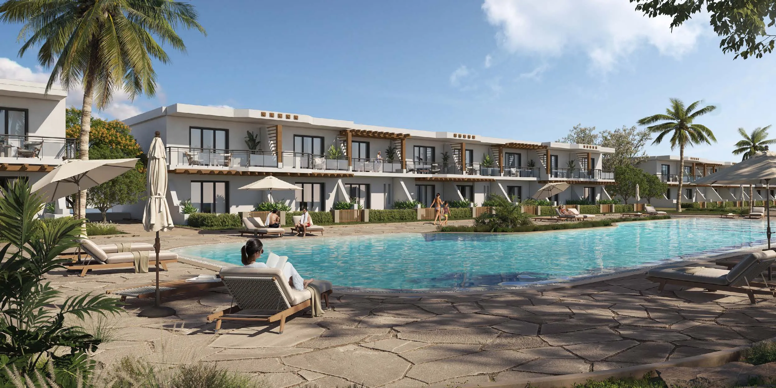 Townhouse for sale in Water Creek - Direction White in Ras El Hekma of 180 m² with 4 bedrooms