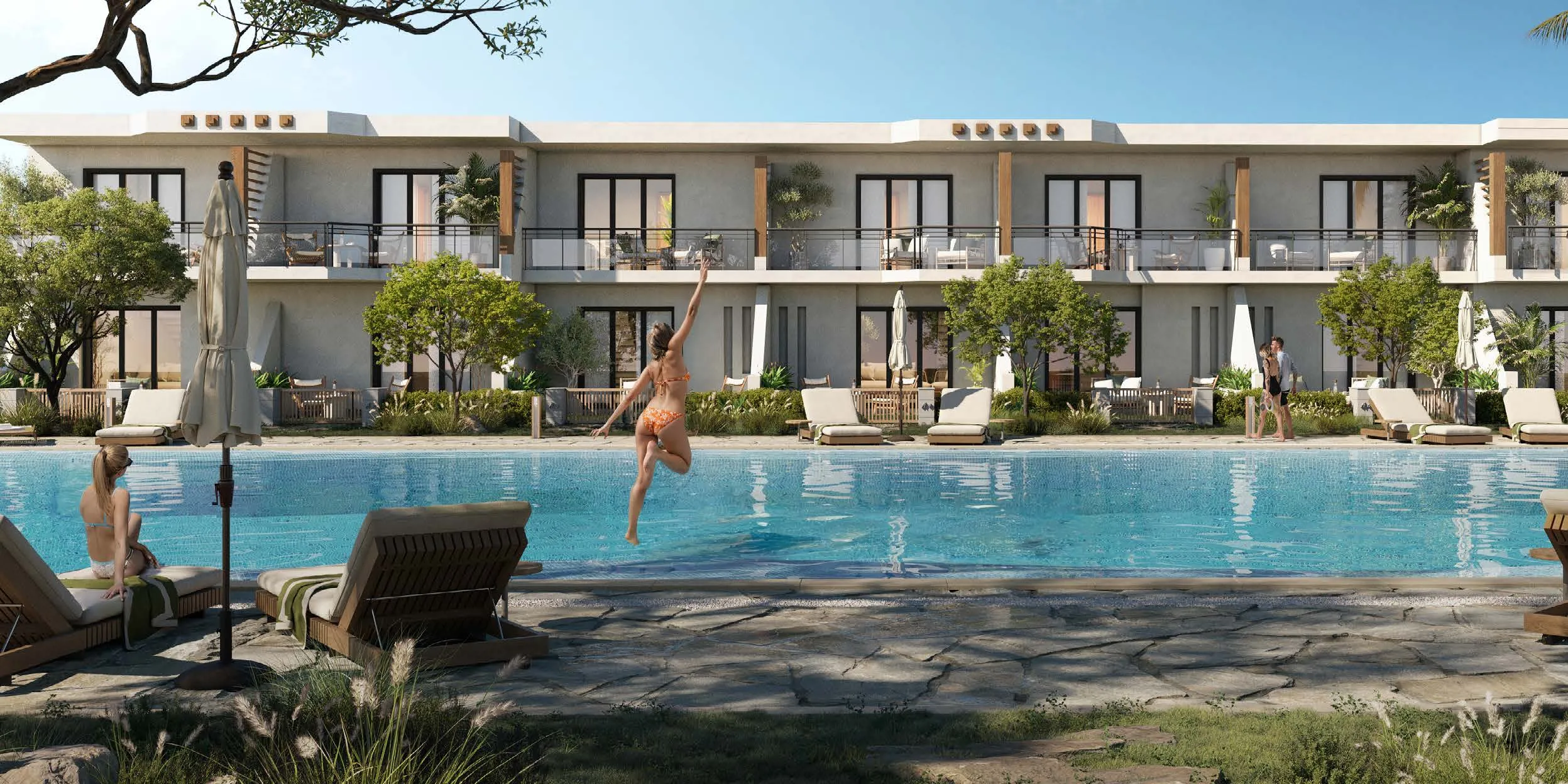Townhouse for sale in Water Creek - Direction White in Ras El Hekma of 180 m² with 4 bedrooms