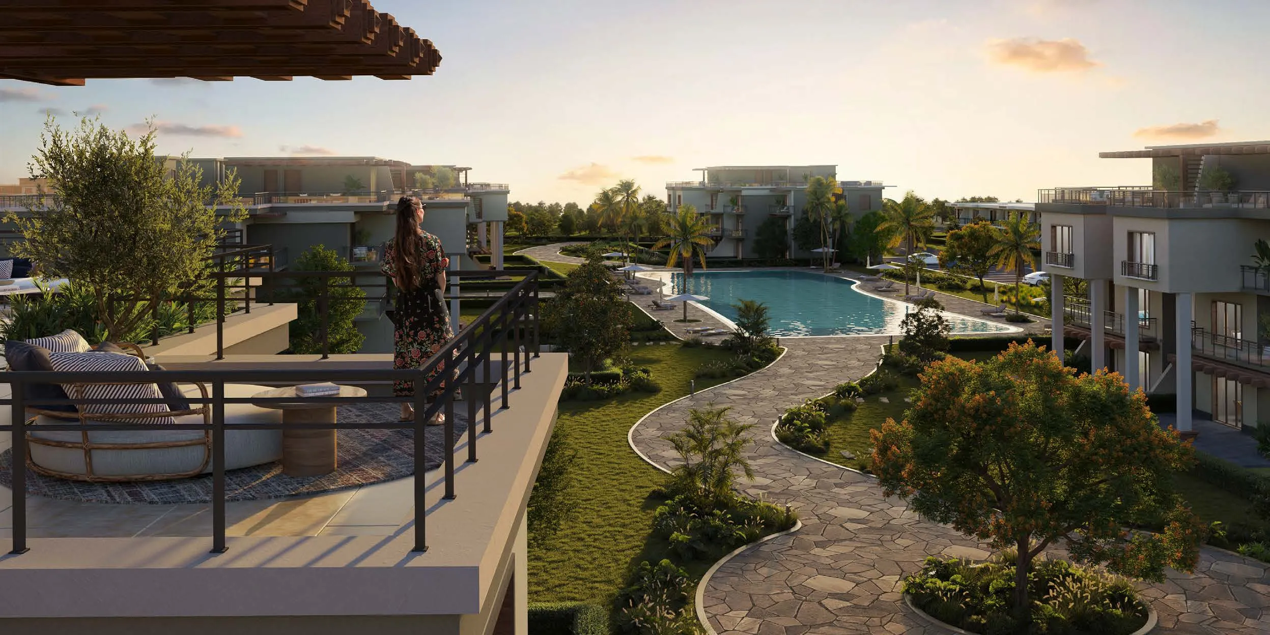 Chalet for sale in Water Creek - Direction White in Ras El Hekma of 180 m² with 3 bedrooms