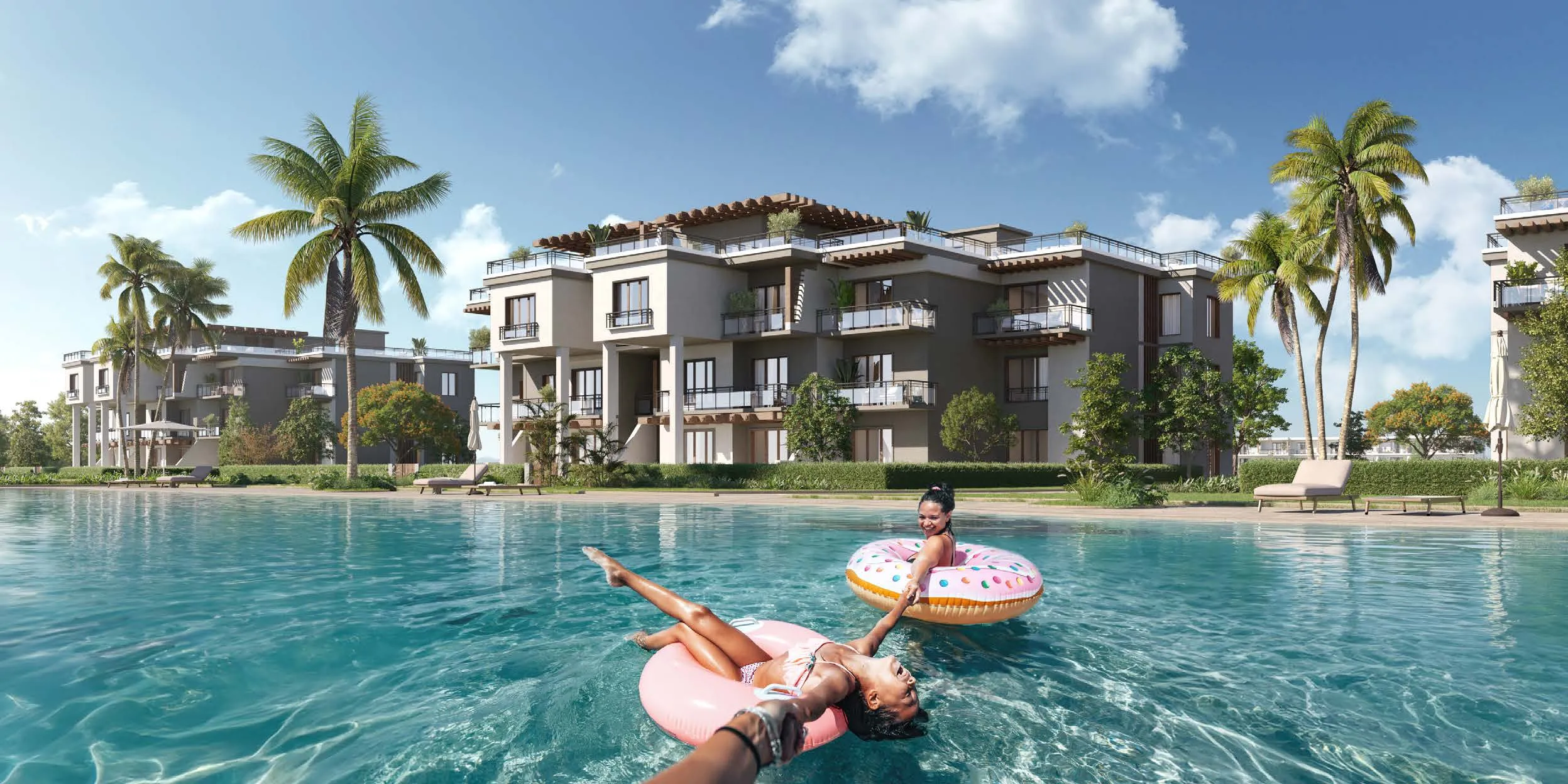Chalet for sale in Water Creek - Direction White in Ras El Hekma of 180 m² with 3 bedrooms