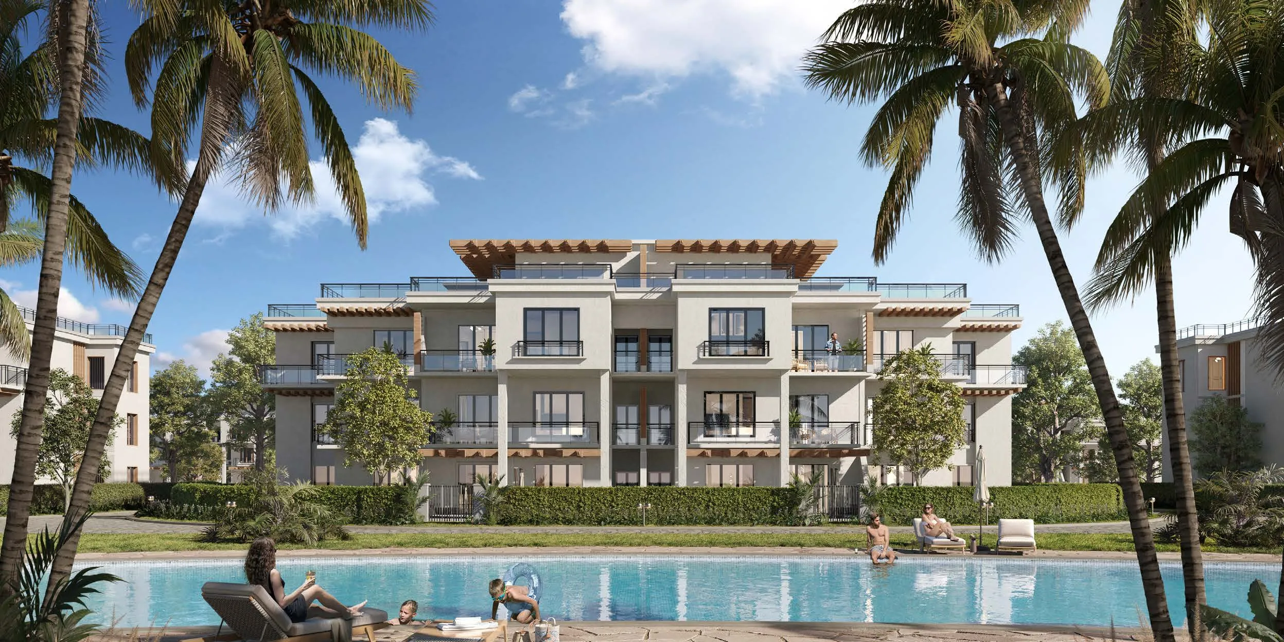 Chalet for sale in Water Creek - Direction White in Ras El Hekma of 180 m² with 3 bedrooms