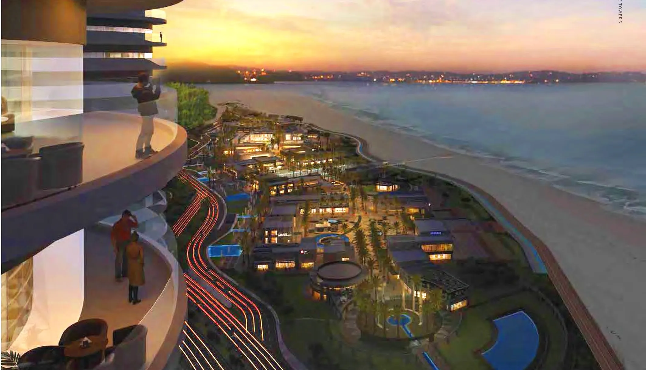 Apartment for sale in North Edge New Alamein in Al Alamein of 90 m² with 1 bedrooms