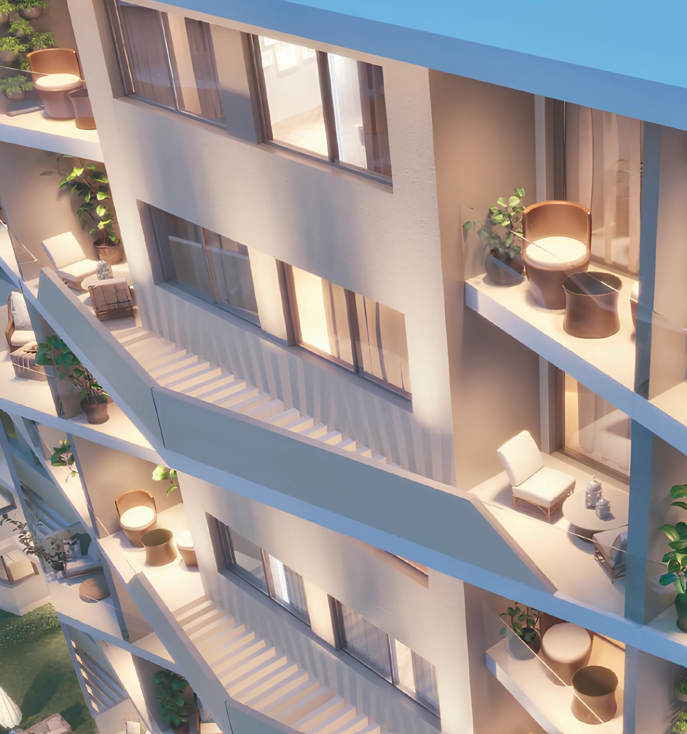 Apartment for sale in The Median Residences in New Cairo of 0 m² with 2 bedrooms