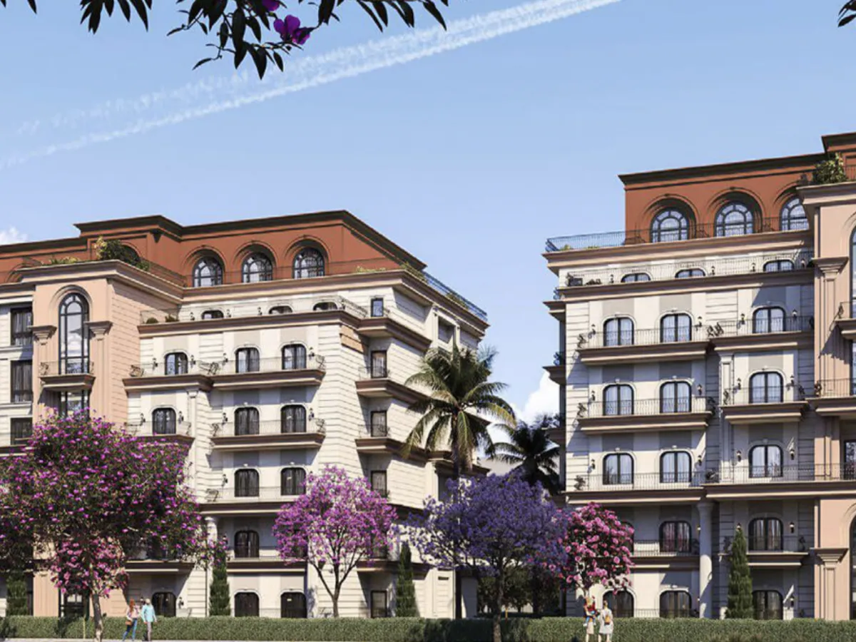 شقة للبيع في ويست كلاي في مدينة السادس من أكتوبر بمساحة 99 م² تتكون من 2 غرف