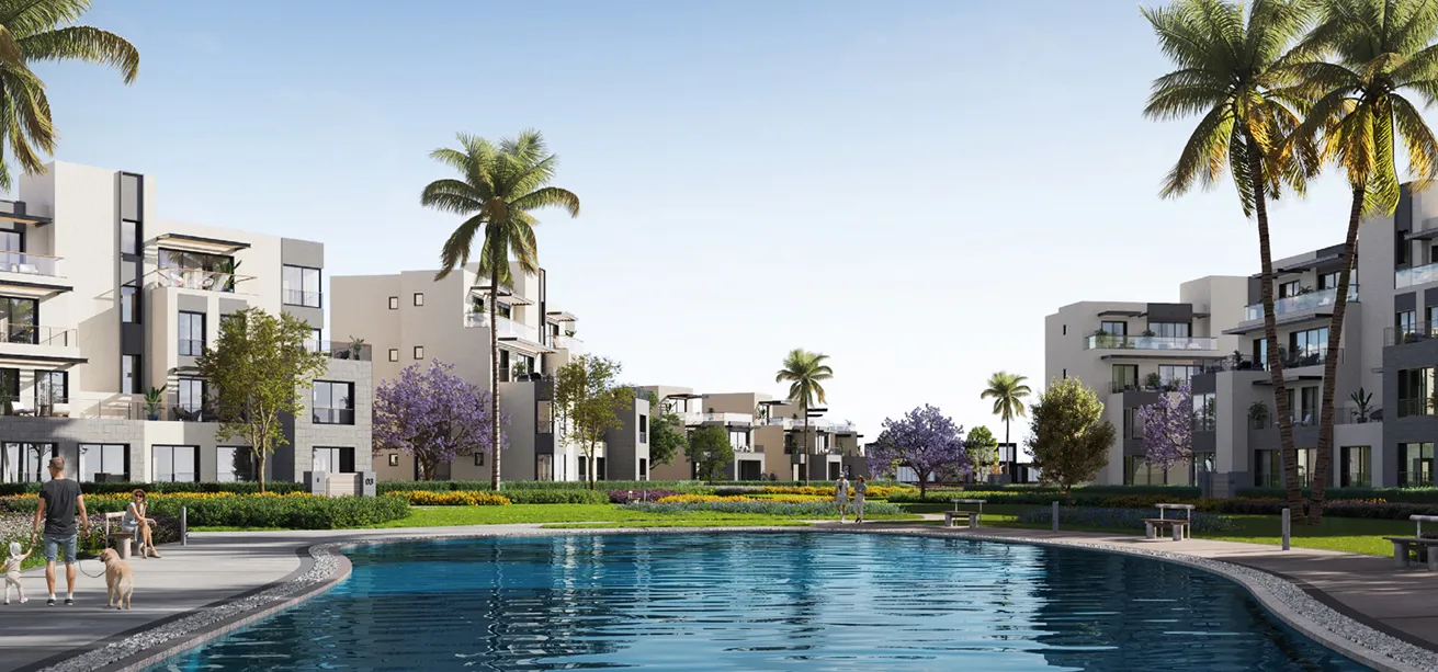 Apartment for sale in Park Residence - Garden Lakes in 6th of October City of 134 m² with 3 bedrooms