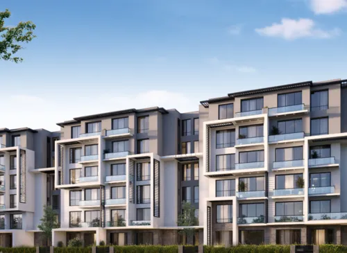 Apartment for sale in Club Hills Residence in 6th of October City of 124 m² with 2 bedrooms