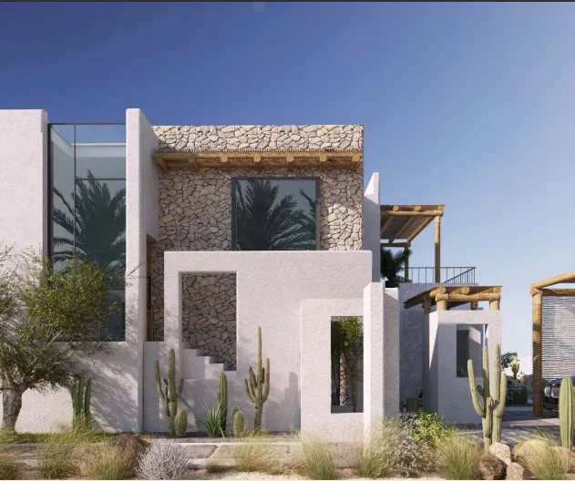 فيلا للبيع في المصيف الساحل الشمالي في رأس الحكمة بمساحة 0 م² تتكون من 6 غرف