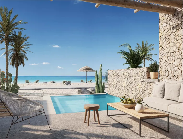 فيلا للبيع في المصيف الساحل الشمالي في رأس الحكمة بمساحة 0 م² تتكون من 6 غرف