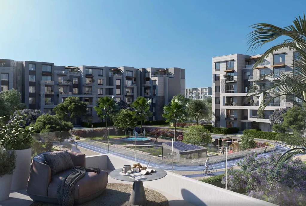 Apartment for sale in Badya  in October Gardens of 64 m² with 1 bedrooms