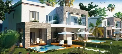 Twinhouse for sale in Amwaj in Sidi Abdel Rahman of 226 m² with 4 bedrooms