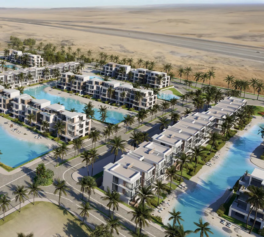 Chalet for sale in The Waterway North Coast in Al Dabaa of 143 m² with 3 bedrooms
