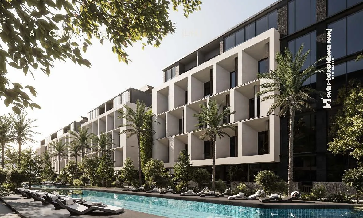 Serviced Studio for sale in Blanks in New Cairo of 55 m² with 0 bedrooms