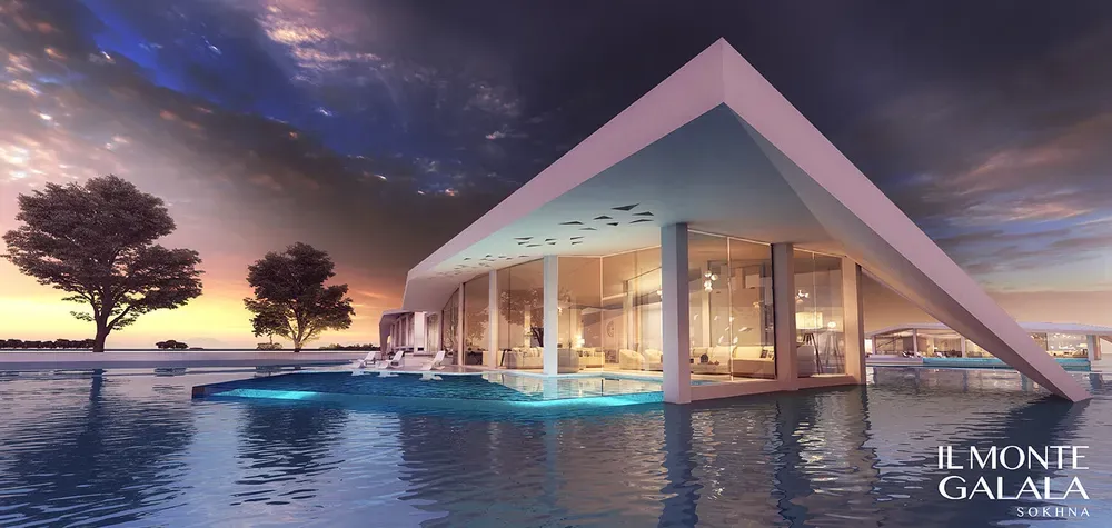 Chalet for sale in Il Monte Galala in Ain Sokhna of 108 m² with 2 bedrooms
