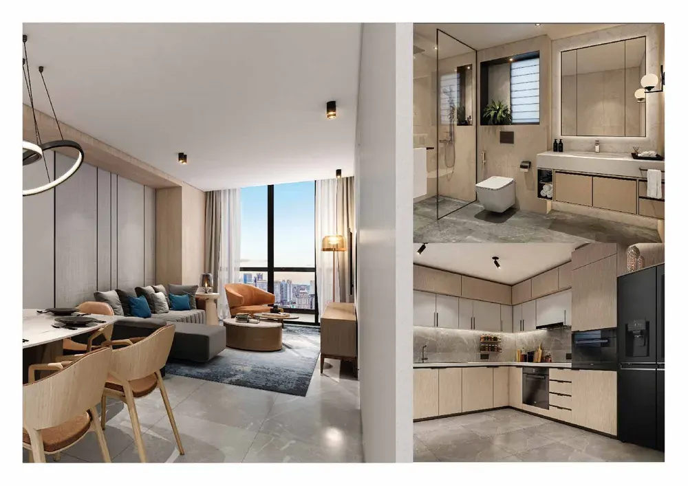 Apartment for sale in Marriott Residences Heliopolis in Heliopolis of 78 m² with 1 bedrooms