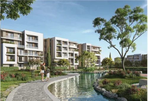 Apartment for sale in Terrace in El Sheikh Zayed of 114 m² with 2 bedrooms