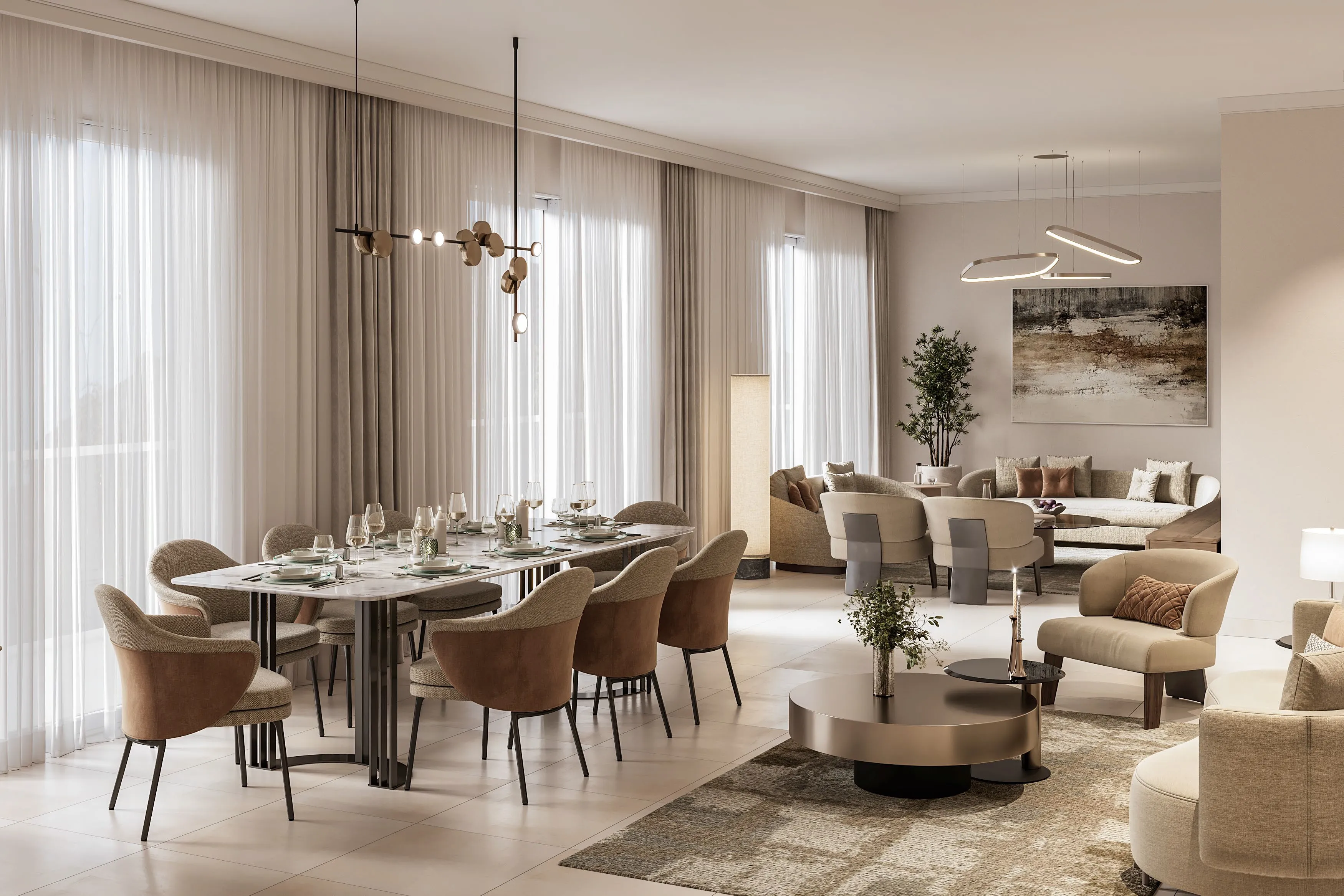 Apartment for sale in Sapphire Residence in New Cairo of 169 m² with 3 bedrooms