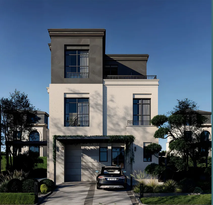 Villa for sale in Saada Boutique in New Cairo of 380 m² with 6 bedrooms