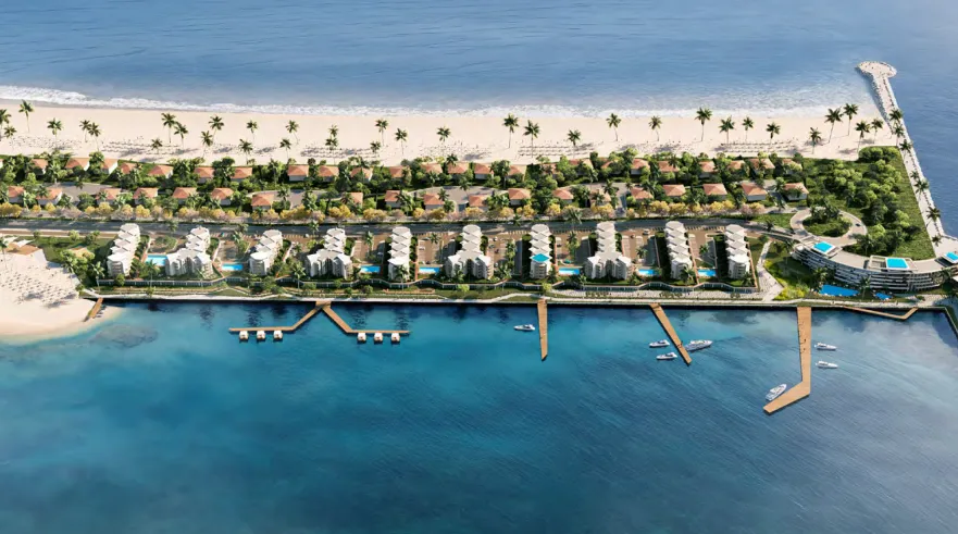 Chalet for sale in The Island - Marina 5 in Al Alamein of 61 m² with 1 bedrooms