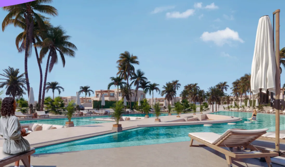 Chalet for sale in Hacienda Waters  in Ras El Hekma of 102 m² with 2 bedrooms