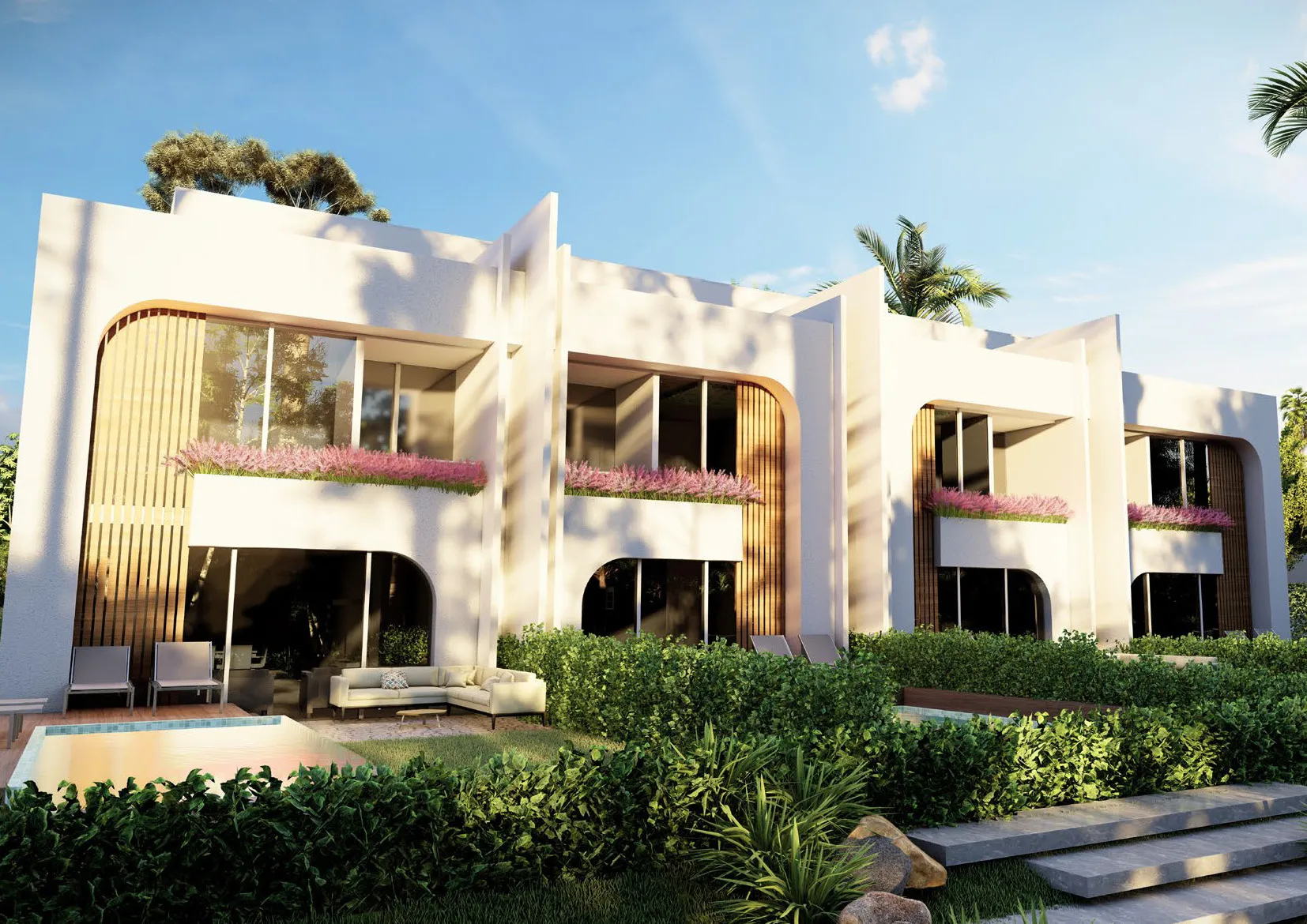 Townhouse for sale in The Median Residences in New Cairo of 0 m² with 4 bedrooms