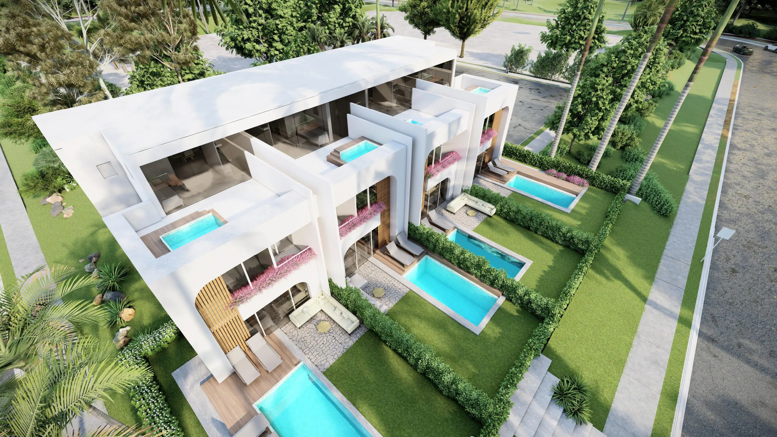 Townhouse for sale in The Median Residences in New Cairo of 0 m² with 4 bedrooms
