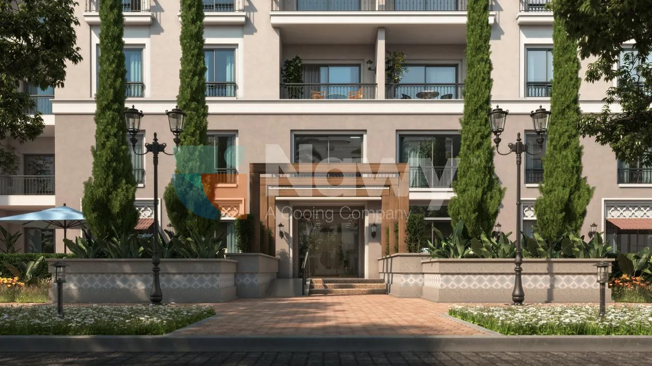 شقة للبيع في فيلدج ويست في الشيخ زايد بمساحة 0 م² تتكون من 2 غرف