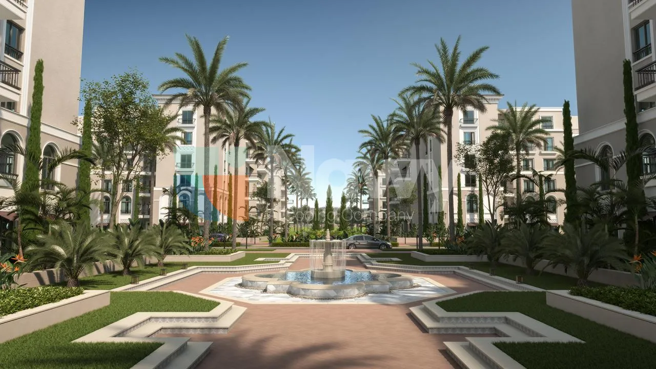 شقة للبيع في فيلدج ويست في الشيخ زايد بمساحة 0 م² تتكون من 2 غرف