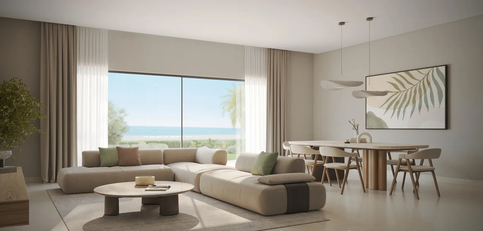 Branded Apartment for sale in Branded Residences - Silversands  in Sidi Heneish of 85 m² with 1 bedrooms
