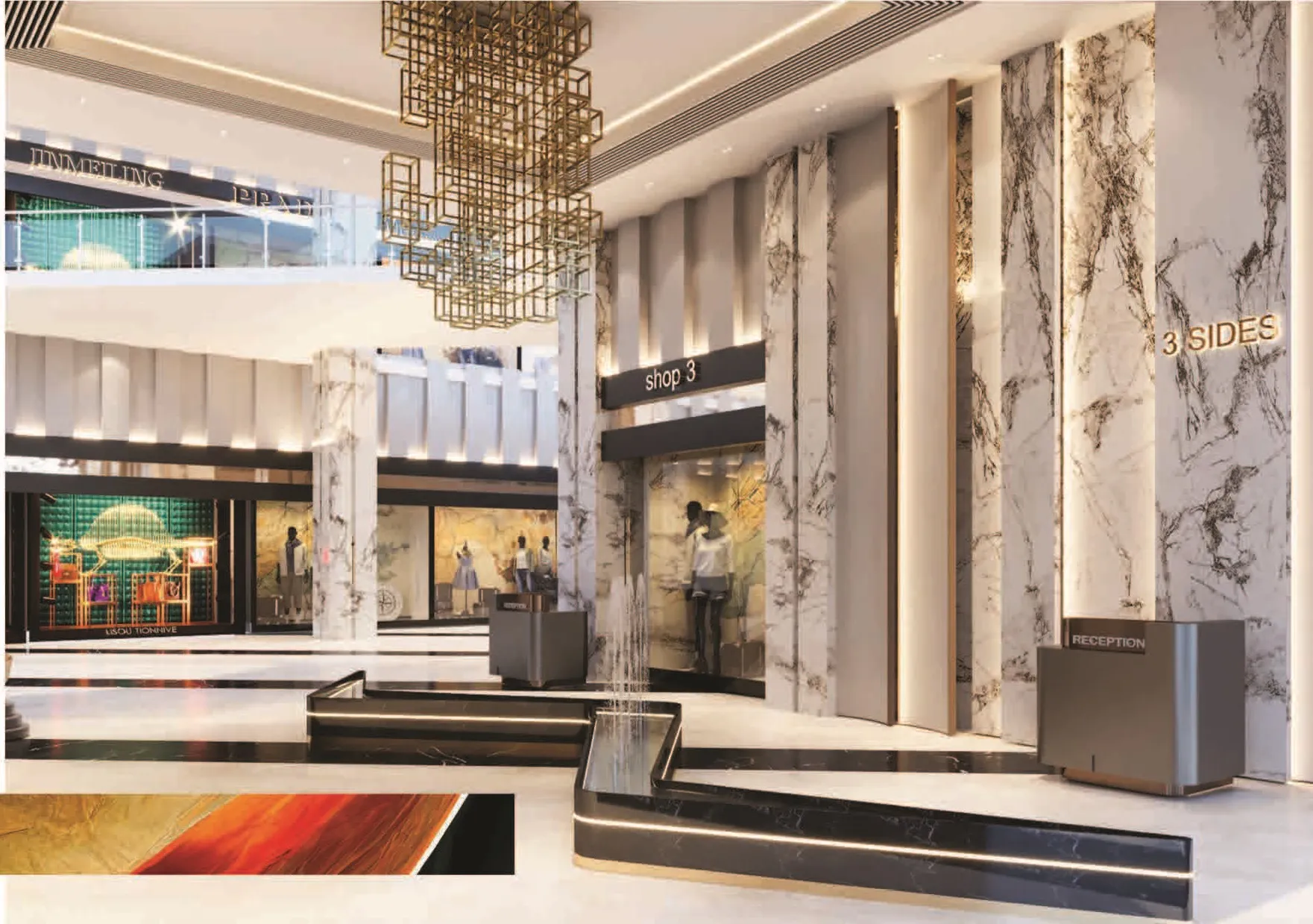 Retail for sale in 3 Sides Mall in El Shorouk of 81 m² with 0 bedrooms