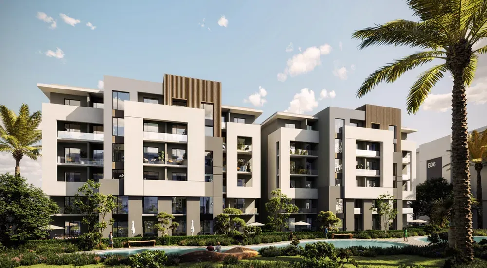 Apartment for sale in Acasa Mia in New Cairo of 135 m² with 2 bedrooms