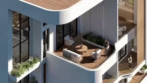 شقة للبيع في وايت ريزيدنس في القاهرة الجديدة بمساحة 60 م² تتكون من 1 غرف