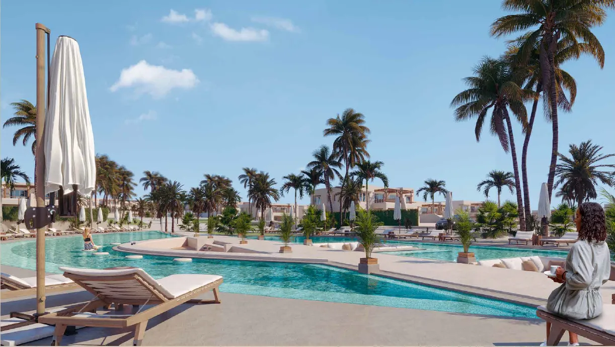 Duplex for sale in Hacienda West in Ras El Hekma of 95 m² with 2 bedrooms